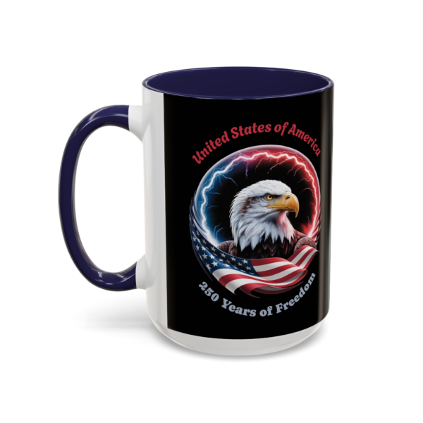 2532885325309885505_2048-1.webp Patriotic Eagle Coffee Mug – "United States of America 250 Years of Freedom" (11/15oz)