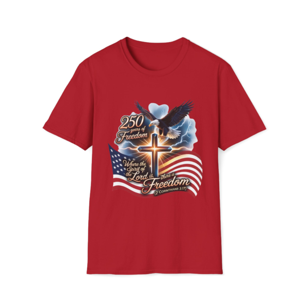 Faith & Freedom Tee: Patriotic Eagle & Cross