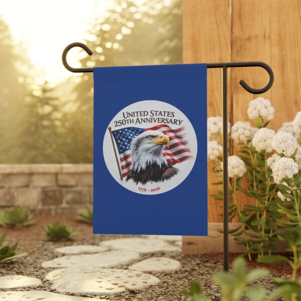 4837739262604220622_2048.jpeg 250th Anniversary Eagle Garden Flag — United States 1776–2026 Patriotic House Banner