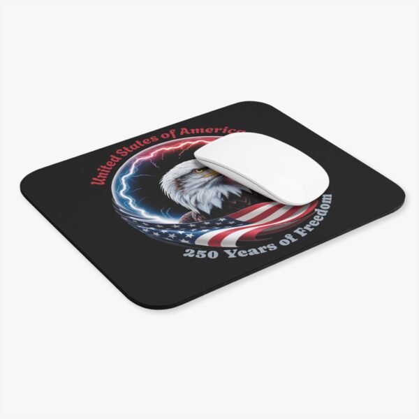 Patriotic Eagle Mouse Pad - "United States of America 250 Years of Freedom"