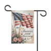 7193316299831410782_2048.webp Garden Flag - America's 250th Anniversary | Patriotic Flag & Cross Outdoor Banner