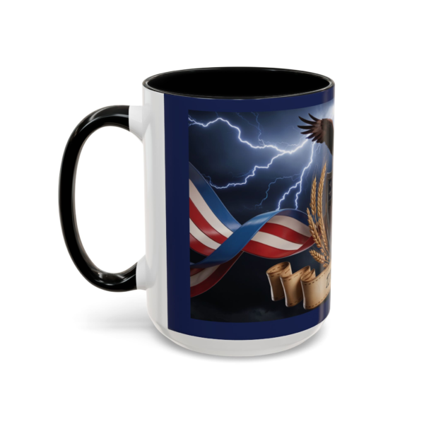 7618417771518669570_2048.webp Patriotic Eagle Coffee Mug ~ 1776-2026 American Flag Shield Accent Mug