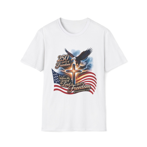 Faith & Freedom Tee: Patriotic Eagle & Cross