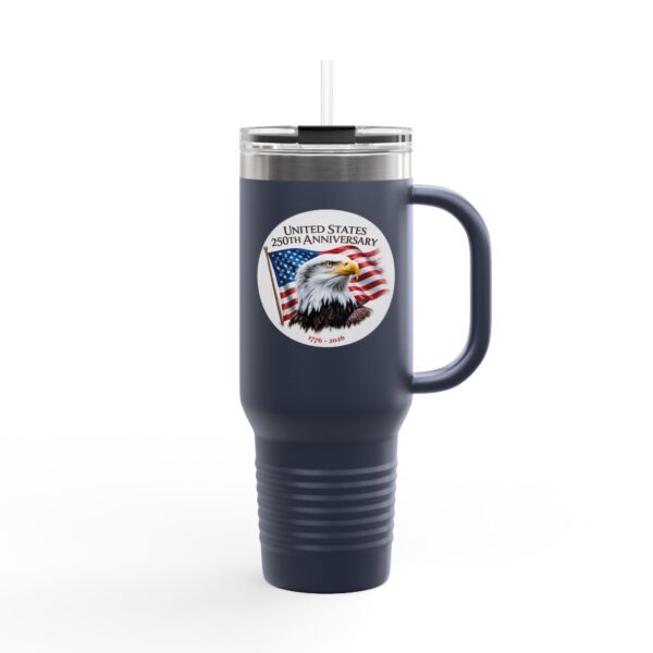 7851273808626680126_2048.jpeg USA 250th Anniversary Eagle Insulated Travel Mug – Celebrate 250 Years of Freedom on the Go