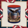 8063141436394755085_2048_custom.webp Patriotic Eagle Coffee Mug ~ 1776-2026 American Flag Shield Accent Mug