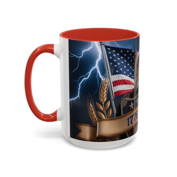 9144232713541333563_2048_custom.jpeg Patriotic Eagle Coffee Mug – 1776–2026 American Flag Accent Mug